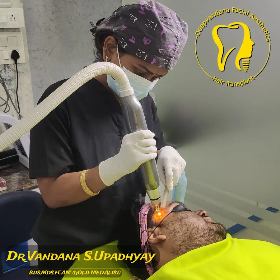 Laser skin procedure